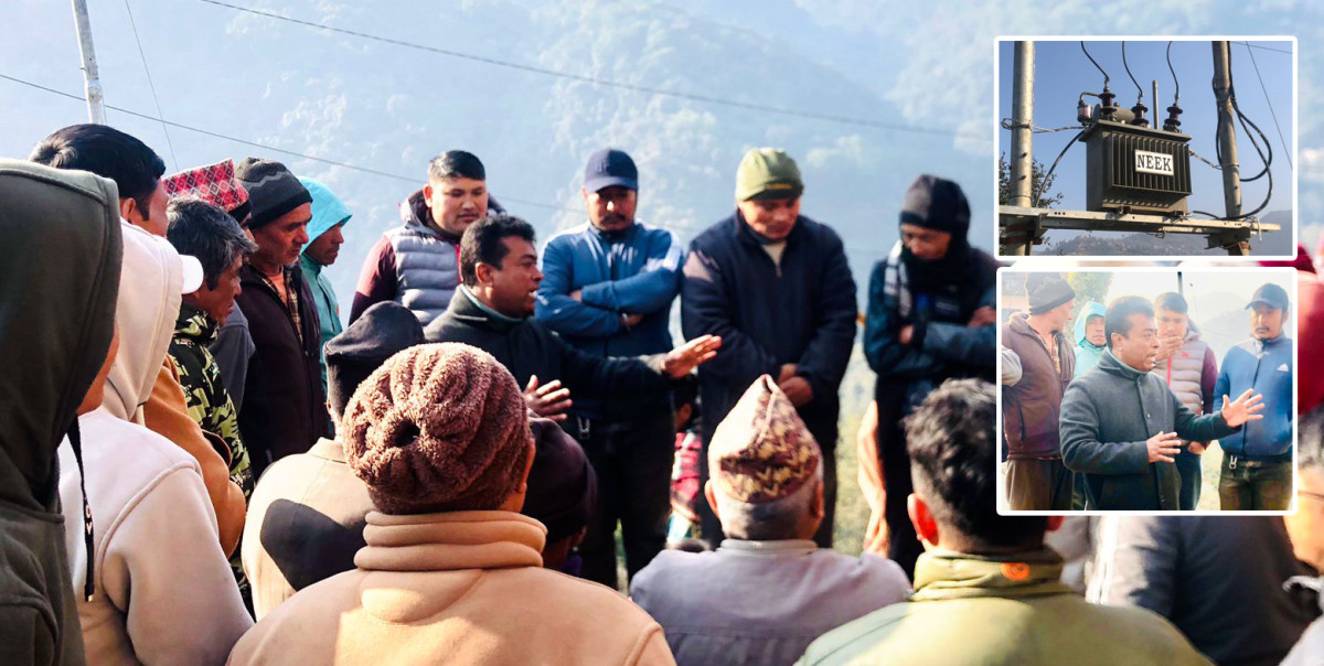 पूर्णलाल श्रेष्ठको पहलमा नुवाकोटको डाडाँगाउँमा काठमाडौंको बिजुली